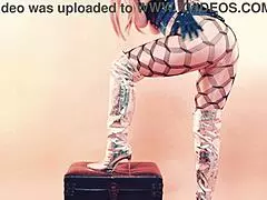 See Arya Grander's Pussy Play in Lace Lingerie and Stockings?