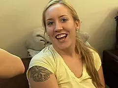 A milf mom participates in a threesome gathering