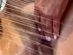 Julia North Gives Shower Blowjob, Swallows Cum In Mouth