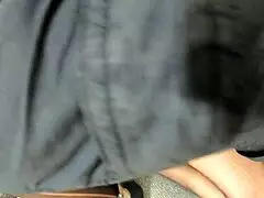 Milfycalla drenches old smelly downjacket with pee and cum