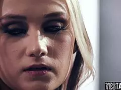 Mature teachers double penetrate teen student in classroom