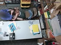 Brunette Girl Fucked For Shoplifting