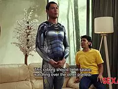 Kari Cachonda, Busty Latina Milf, Fucks Sexual Cyborg In Quickie