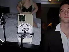 ellie shou casually handles interracial gangbang with four big black dicks