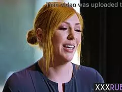 빨간머리 밀프 로렌 필립스 최고 클라이언트 마사지 후 보너스 줌