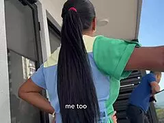 Stepmom Receives Cum from Stepson and Friends in Freeuse