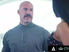 Nuru Massage Turns Steamy Threesome with Sexy Masseuse