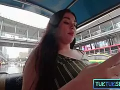bbw thai milf amateur picked up in tuktuk by foreigner