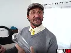 Threesome With Step Granny & Step Grandpa