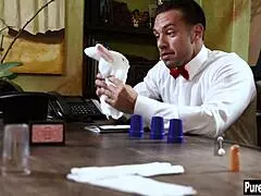 Two Big-Boobed Milfs Surprise Nice Guy