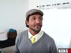 Threesome With Step Granny & Step Grandpa