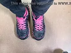 Follow me wearing sweaty socks & sneakers