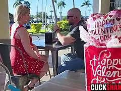 i dared my wife to hook up with a stranger and watch her suck his cocck