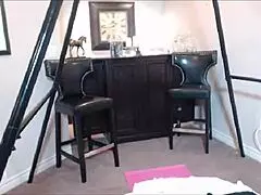 maxine x takes that long dildo inside her oriental pussy slit