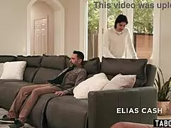 Hey, watch stepson and stepdad double penetrate mature stepmom after that blindfolded massage! 😈🍆