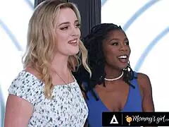 Mommys Girl - Blonde Milf Charlie Forde & Sexy Hazel Grace Get Wild Testing Naughty New Sex Toys