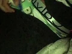 hey, quick jerk off in the market parking lot under the open sky 😏