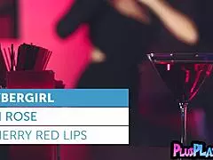 I'm a big tits Latina milf, posin' in my sexy dress befor' strippin'