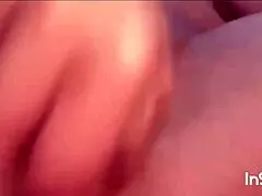 Amateur wife drips wet on webcam, moaning as she plays with her shaved pussy.