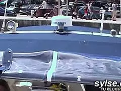 Lesbian moms fuck teen 18+s on beach