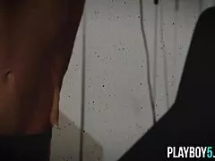 Tight body Canadian blonde gets naked in shower?