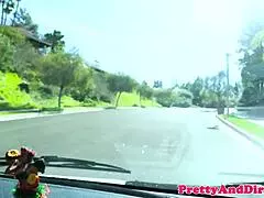 Glamcore busty milf railed hard in a threesome!