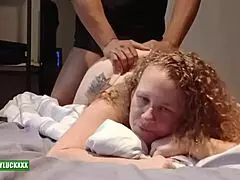 sexy submissive bbw milf lucky gurl kween bunny b gets pounded doggystyle. big black cock stretches her pussy hard