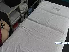 I send my wife to a spa but didnt expect that mature masseur would fuck her