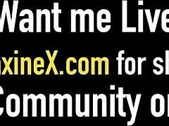 Maxine X aspetta Lord Black per sborra e scopata mentre marito al lavoro