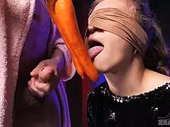 i'm so angry my stepbrother tricked me into sucking his dick with that taste game - xsanyany