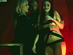 Teen publicly humiliated by big tits milf and her hubby