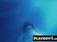 Gorgeous Brunette Lesbian Jazmin Enjoys Massage Before Hot Kissing With Partner