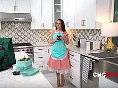 the freeuse wife bends over backwards for her rich hubby anytime