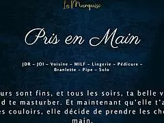 Pris en main par la voisine - french milf neighbour audio porn