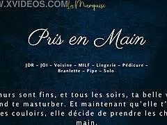 Pris en main par la voisine - french milf neighbour audio porn