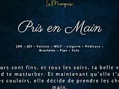 Pris en main par la voisine - french milf neighbour audio porn