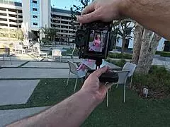 I tricked this hot girl with huge tits to fuck my massive cum-covered cock, oh god it's so bigg