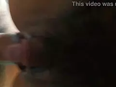 Huge Load Dripping From Ass To Pussy