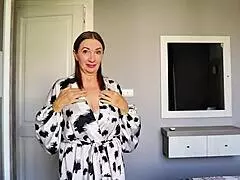 Busty Mature Futanari Teaches Passion