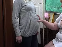 A Nurse Makes For A Pregnant Milf Milky Enema In Hairy Pussy And Massages Her Vagina Procedures Unexpectedly End In Orgasm Fetish Lesbians