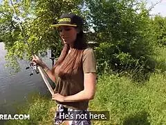 Cheating wife milf caught in action by her husband