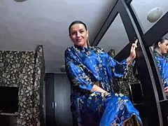 Slutty Geisha Suck Cock And Play With Cum