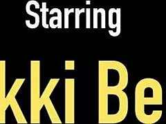 Chesty Nikki Benz Finger Fucks Her Cunt During Solo Performance