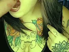 Lipstick marks and sloppy deepthroat