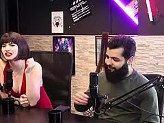 Watch lady snow and lord kenobi's sensual cast highlights part 6 on sheer red!