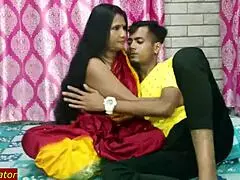 lonely step-aunty feels intense rough sex with step-nephew in homemade setting