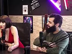 Watch lady snow and lord kenobi's sensual cast highlights part 6 on sheer red!