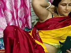 lonely step-aunty feels intense rough sex with step-nephew in homemade setting