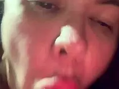 Sexo oral amador da milf mais viciada em piroca grande