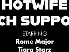 Busty tiara starz deepthroats rome majors huge cock and gets banged hard